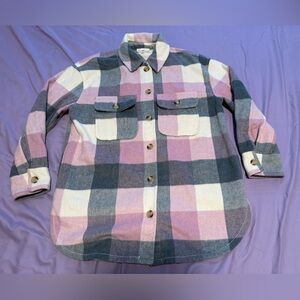 BP Plaid Shirt in Pink and Blue